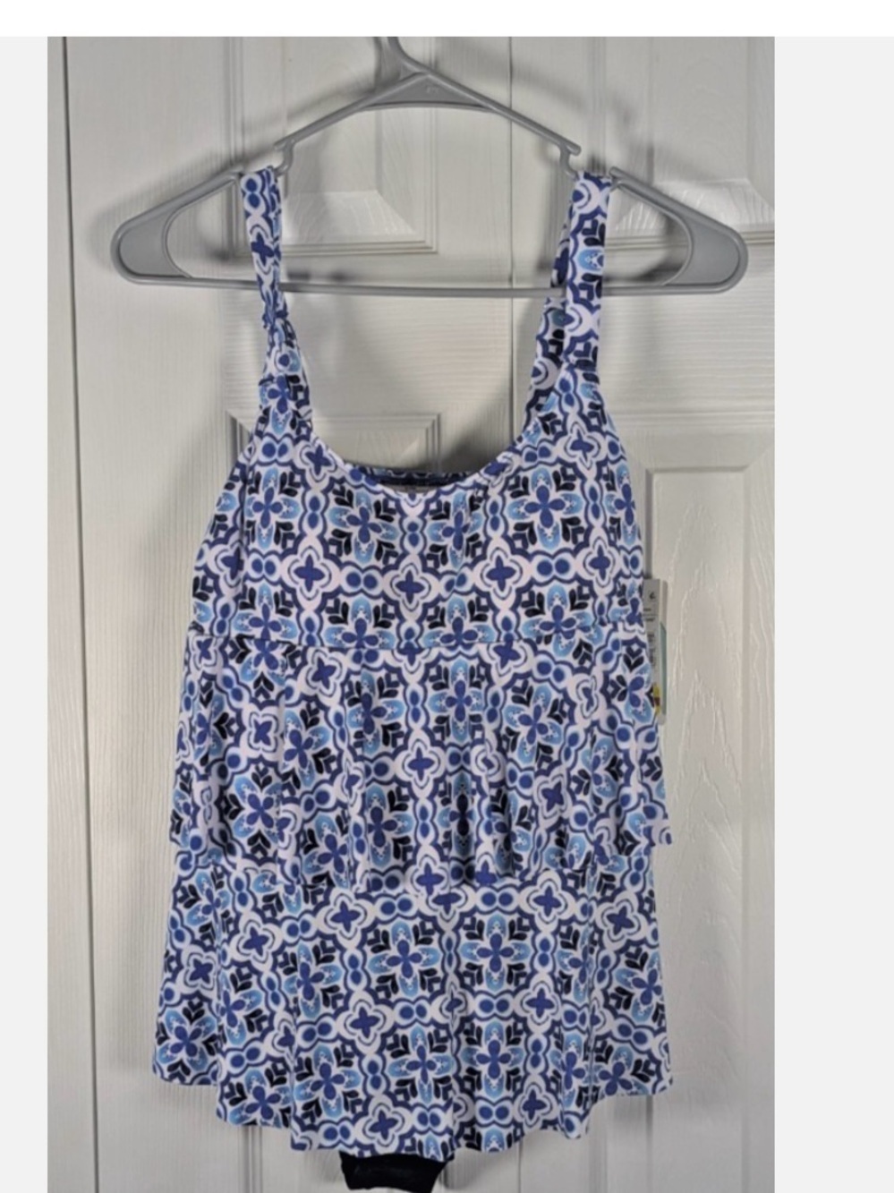 NWT Swim Solutions
Women's High-Low Double-Tier One-Piece Swimsuit - Picture 2 of 3